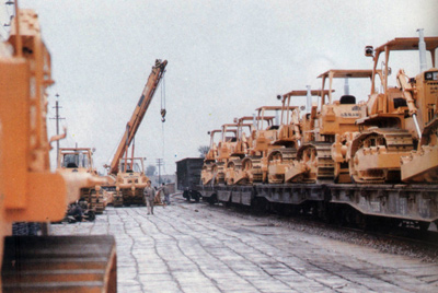 产品从千亿国际铁路专用线发车